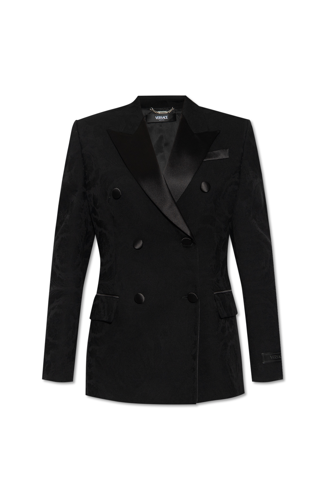 Black Wool blazer Versace Vitkac GB